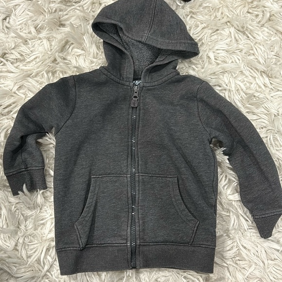 Gray zip up hoodie size 3T - Picture 1 of 1